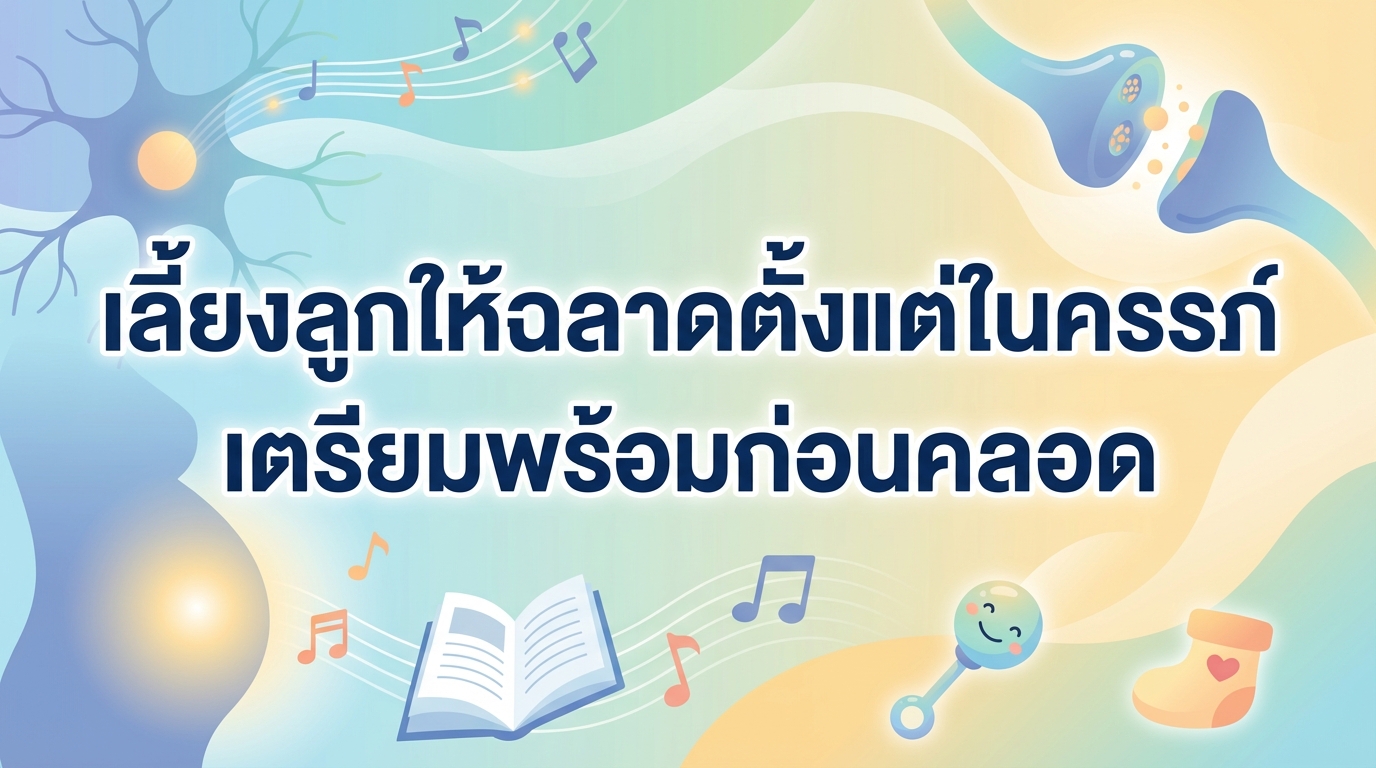 เลี้ยงลูกให้ฉลาดตั้งแต่ในครรภ์ เตรียมพร้อมก่อนคลอด