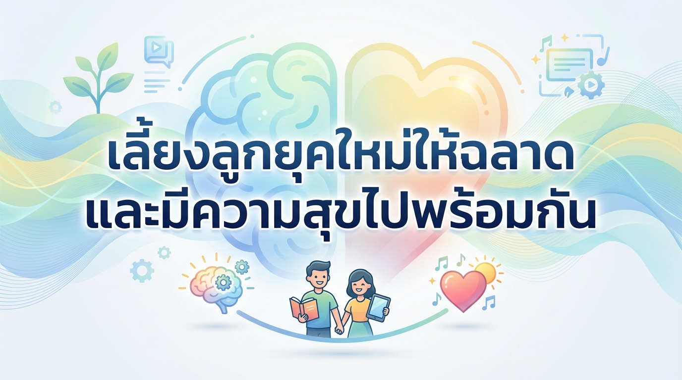เลี้ยงลูกยุคใหม่ให้ฉลาดและมีความสุขไปพร้อมกัน