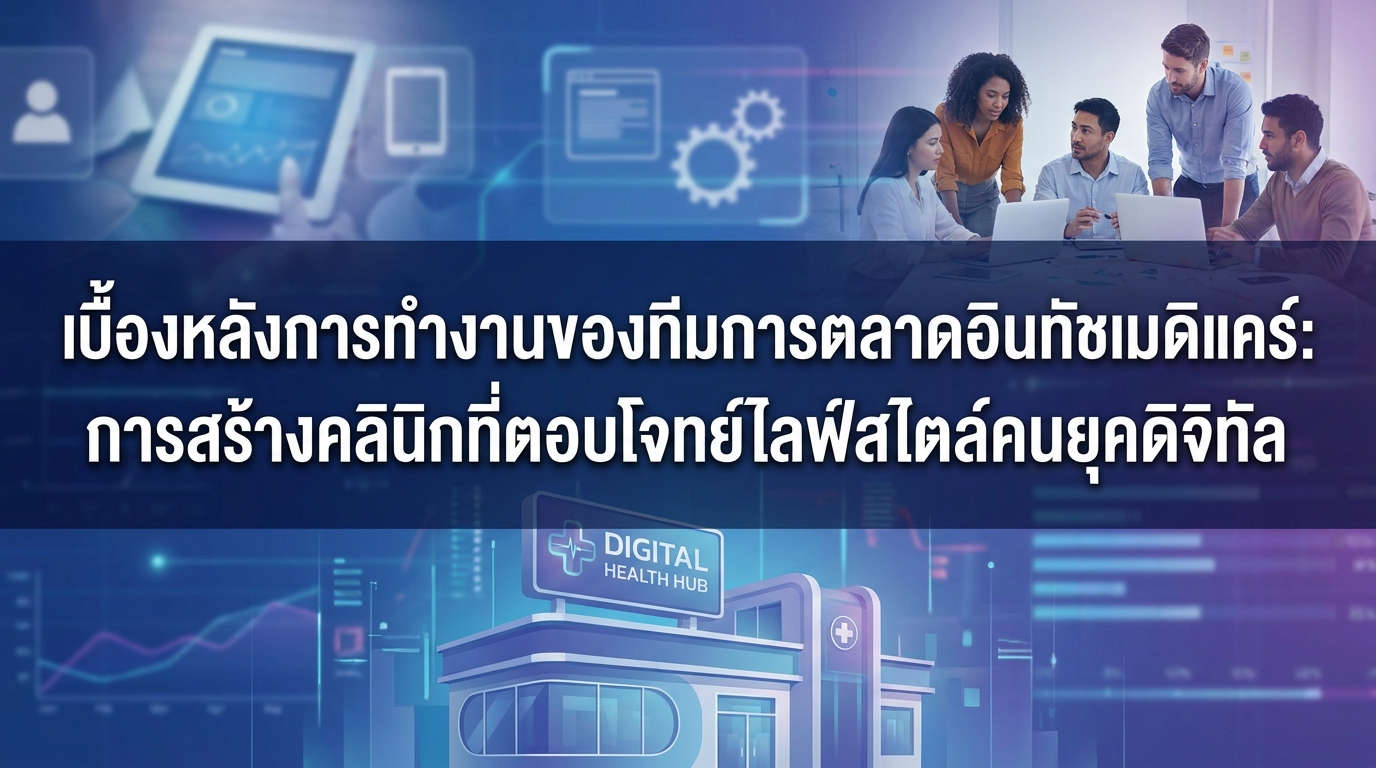 เบื้องหลังการทำงานของทีมการตลาดอินทัชเมดิแคร์: การสร้างคลินิกที่ตอบโจทย์ไลฟ์สไตล์คนยุคดิจิทัล