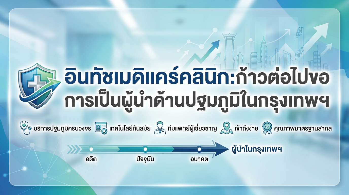 อินทัชเมดิแคร์คลินิก:ก้าวต่อไปของการเป็นผู้นำด้านปฐมภูมิในกรุงเทพฯ