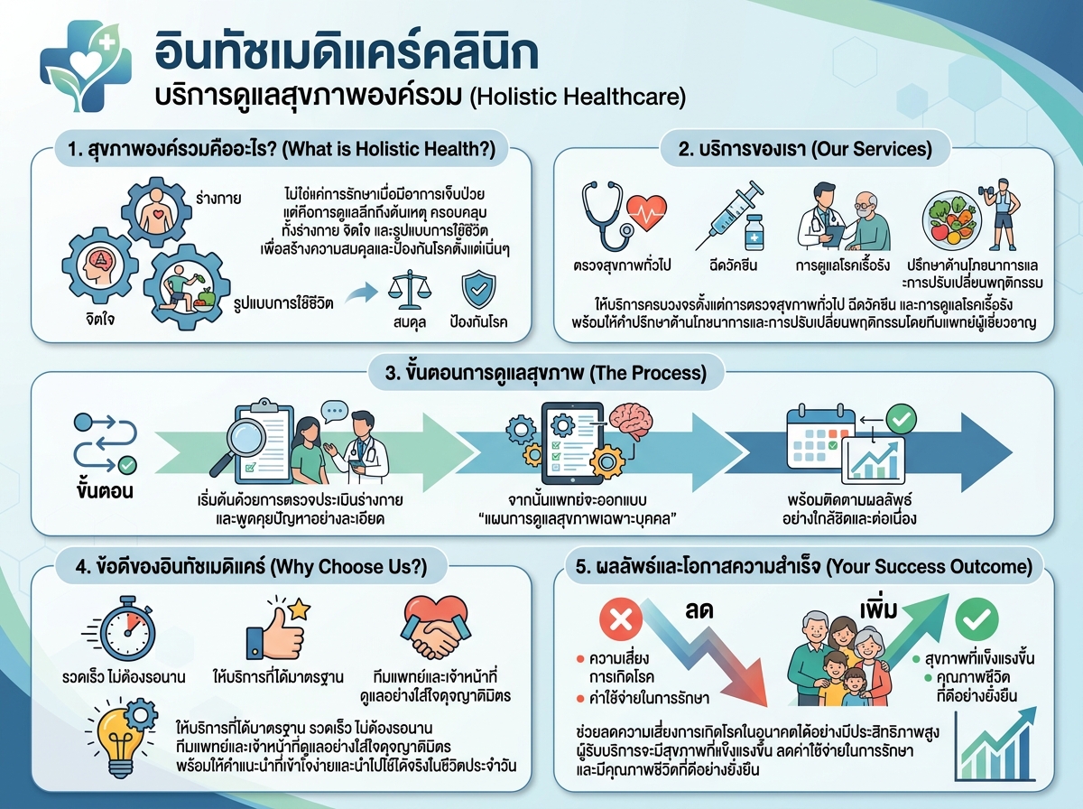 อินทัชเมดิแคร์คลินิก บริการดูแลสุขภาพองค์รวม