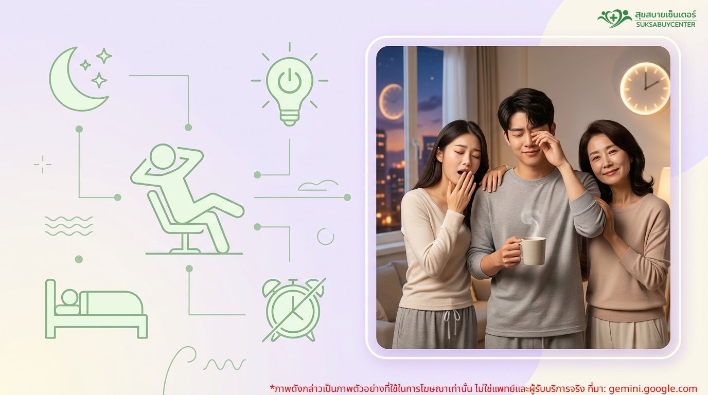กลางวันไม่ตื่นกลางคืนไม่นอน: แก้ปัญหาวงจรชีวิตให้กลับมาสดใสอีกครั้ง