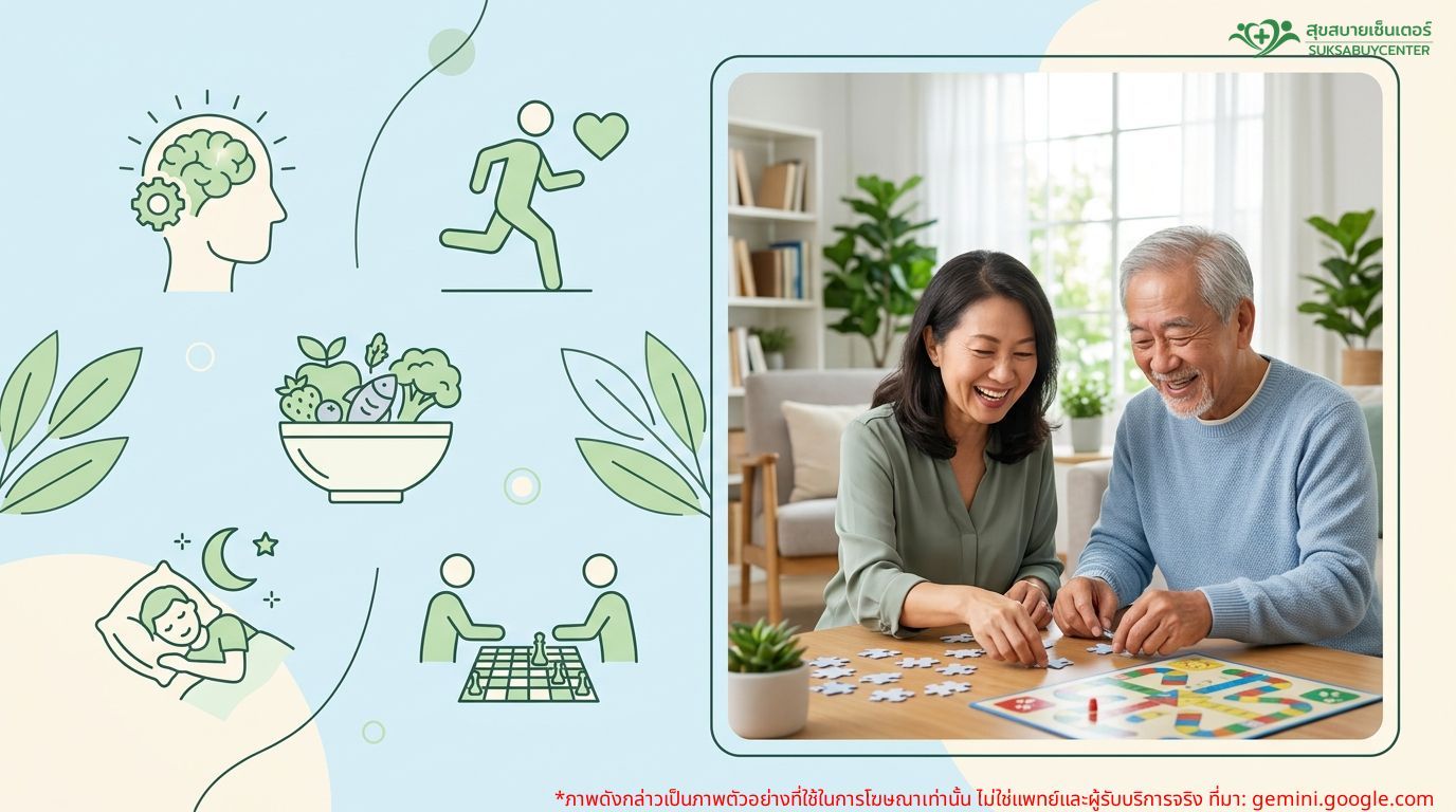 สมองเสื่อมป้องกันได้จริงหรือ? รวม “กิจกรรมฝึกสมอง” และอาหารบำรุงสำหรับผู้สูงอายุให้สมองแข็งแรง